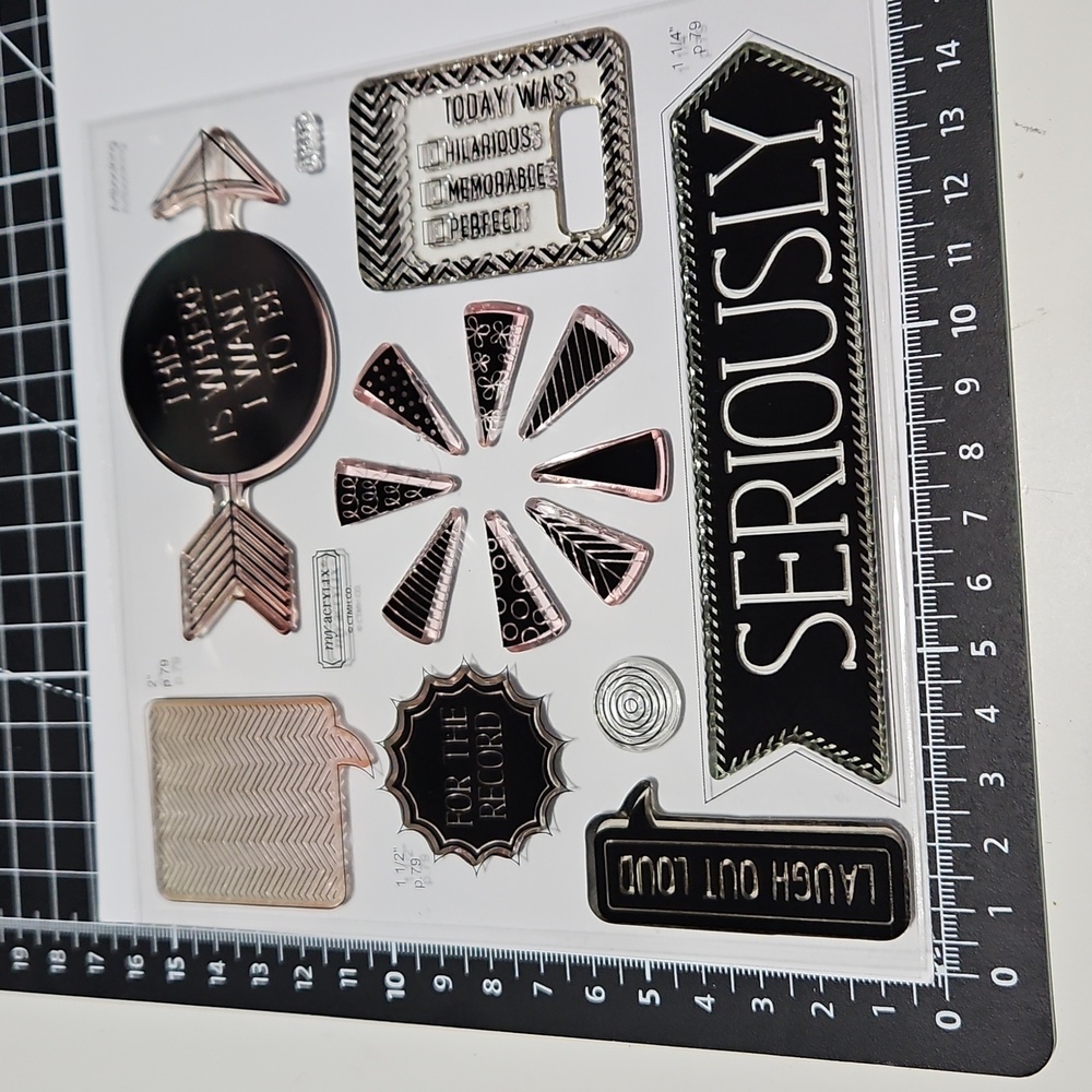 Hopscotch Scrapbooking Workshop CTMH Clear stamp set my Acrylix